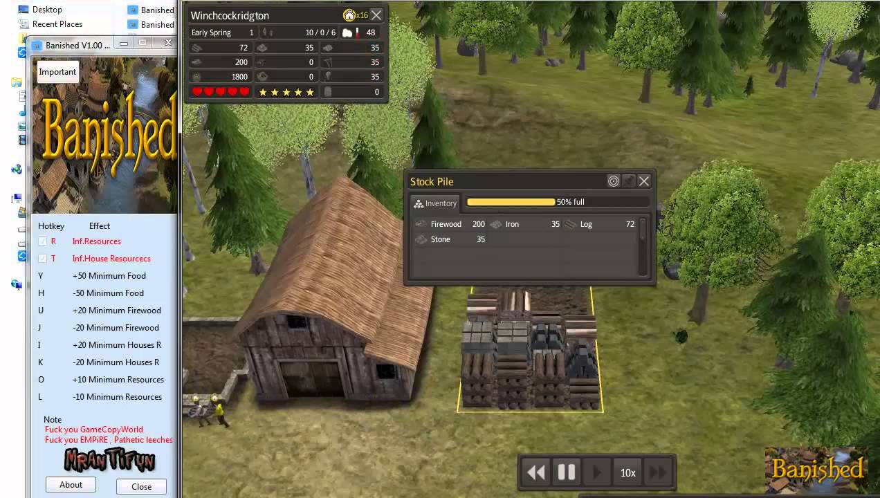 banished cheats more citizens